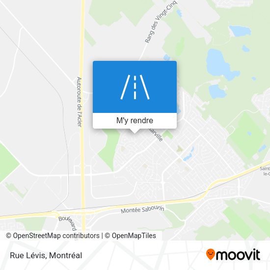 Rue Lévis plan