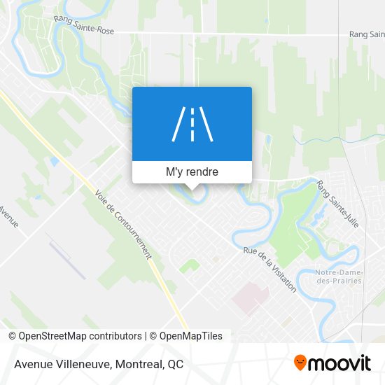 Avenue Villeneuve plan