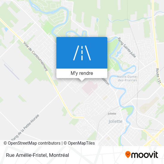 Rue Amélie-Fristel plan