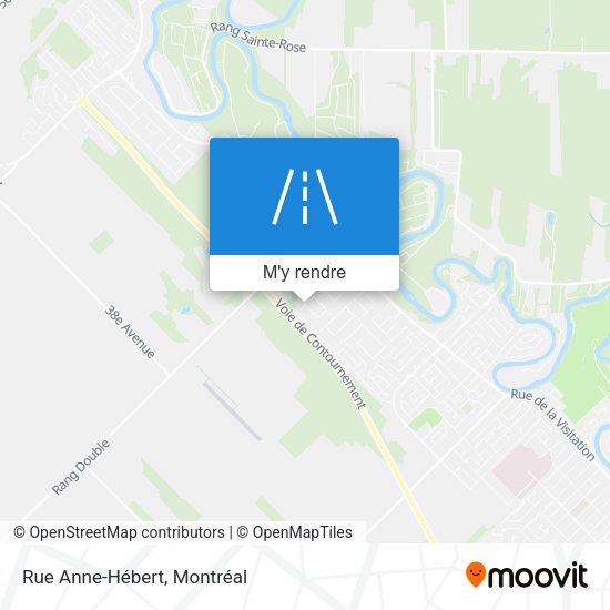 Rue Anne-Hébert plan