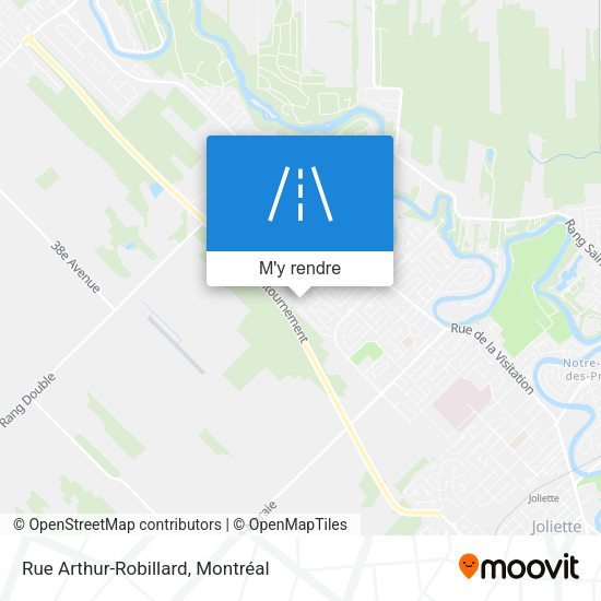 Rue Arthur-Robillard plan