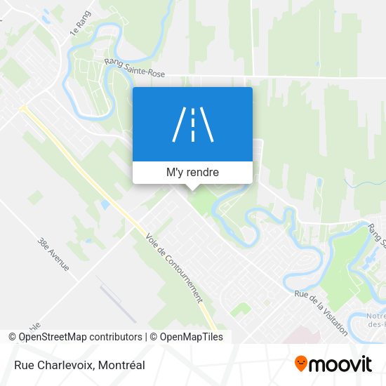 Rue Charlevoix plan