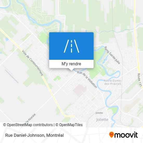 Rue Daniel-Johnson plan