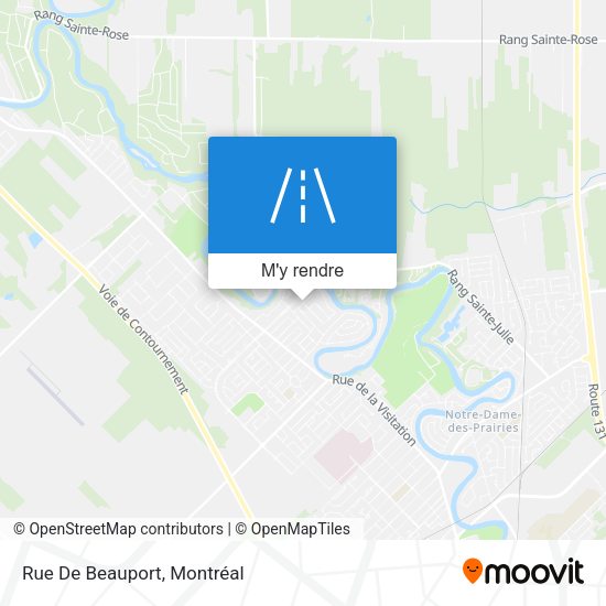 Rue De Beauport plan