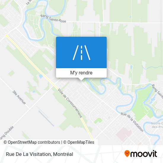 Rue De La Visitation plan