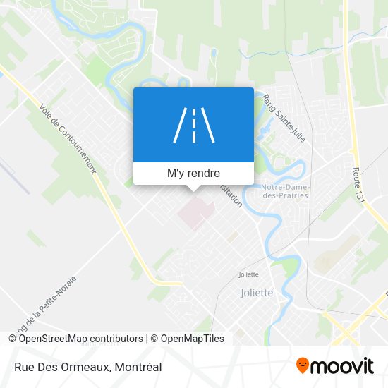 Rue Des Ormeaux plan
