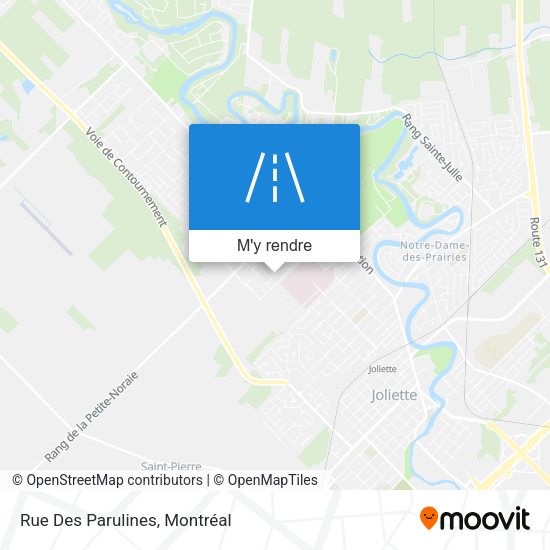 Rue Des Parulines plan