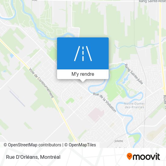 Rue D'Orléans plan