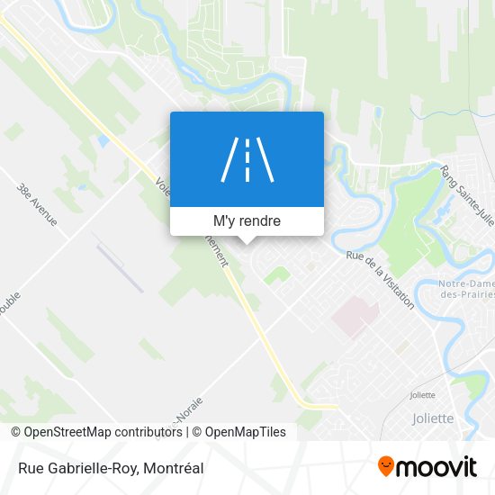 Rue Gabrielle-Roy plan