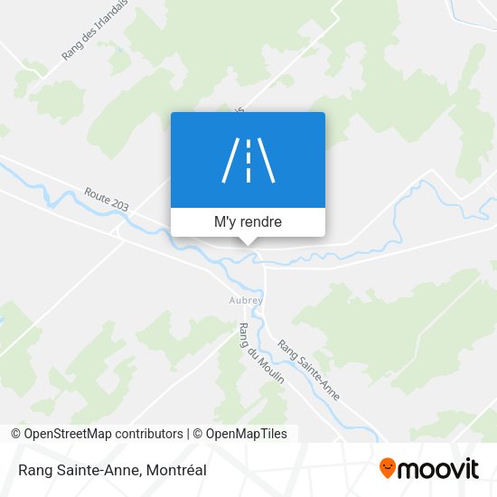 Rang Sainte-Anne plan