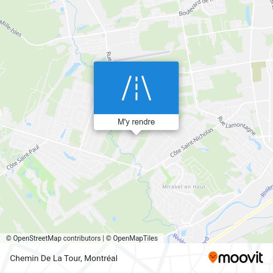 Chemin De La Tour plan