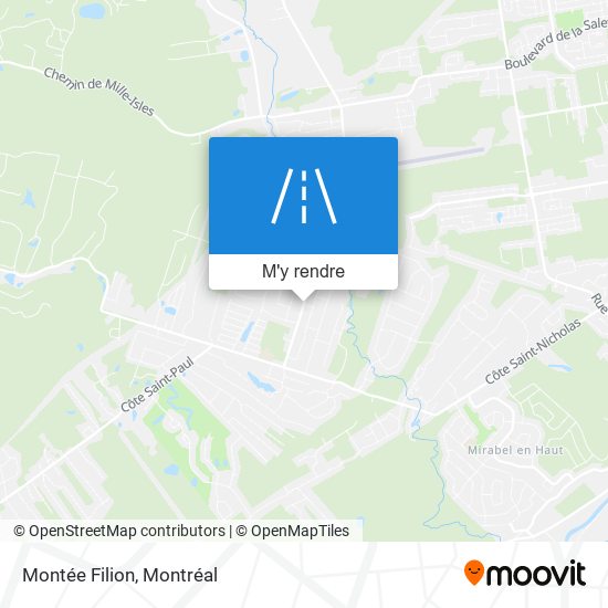 Montée Filion plan