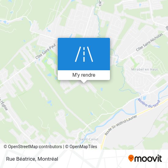Rue Béatrice plan