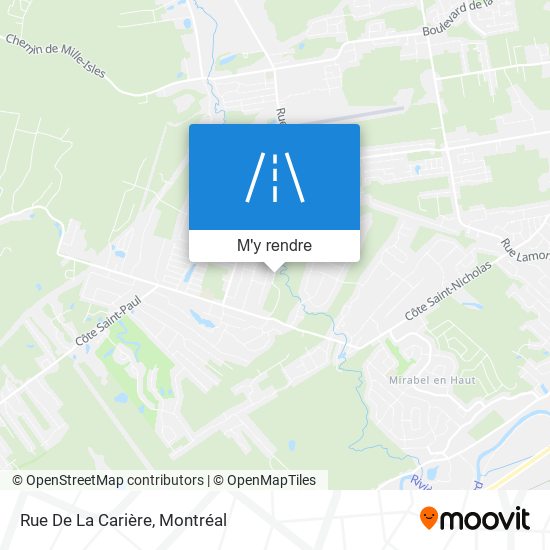 Rue De La Carière plan