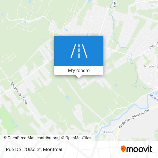Rue De L'Oiselet plan