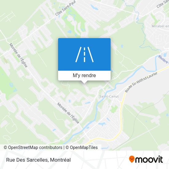 Rue Des Sarcelles plan