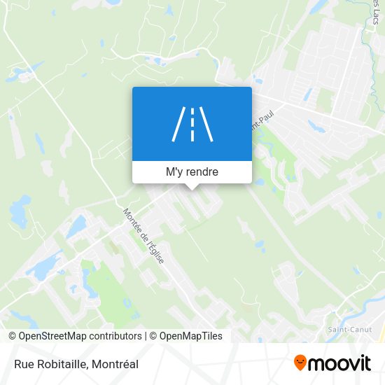 Rue Robitaille plan