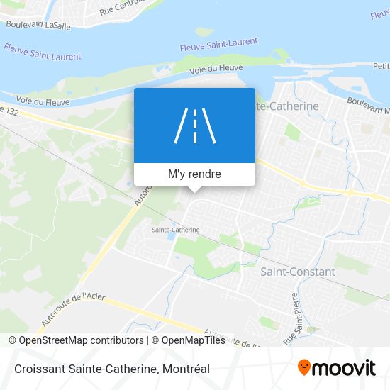 Croissant Sainte-Catherine plan