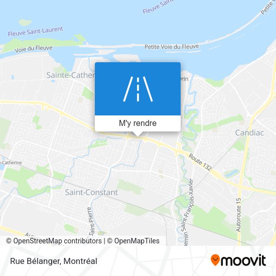 Rue Bélanger plan