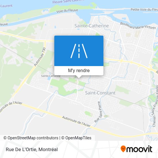 Rue De L'Ortie plan