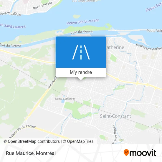 Rue Maurice plan