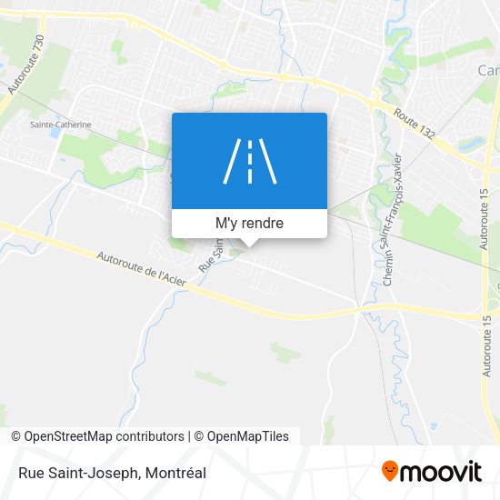 Rue Saint-Joseph plan