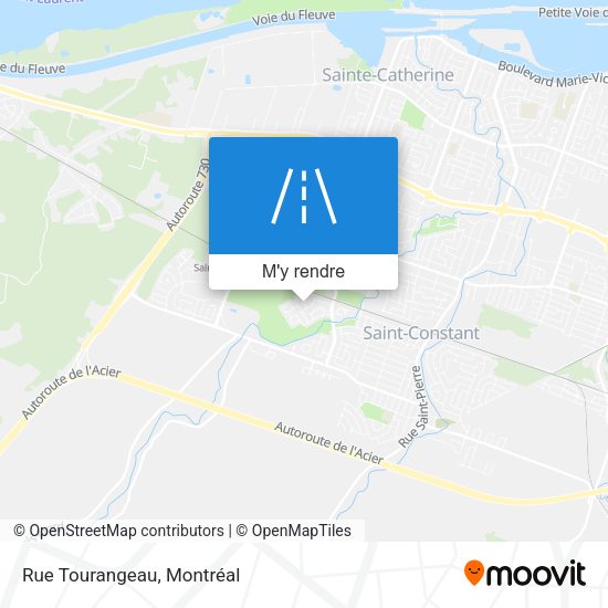 Rue Tourangeau plan