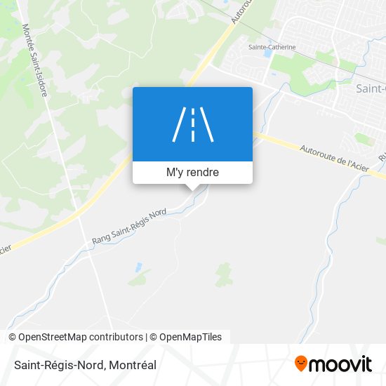 Saint-Régis-Nord plan