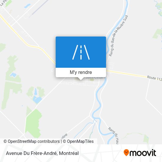 Avenue Du Frère-André plan