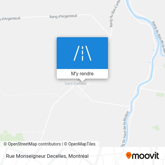 Rue Monseigneur Decelles plan