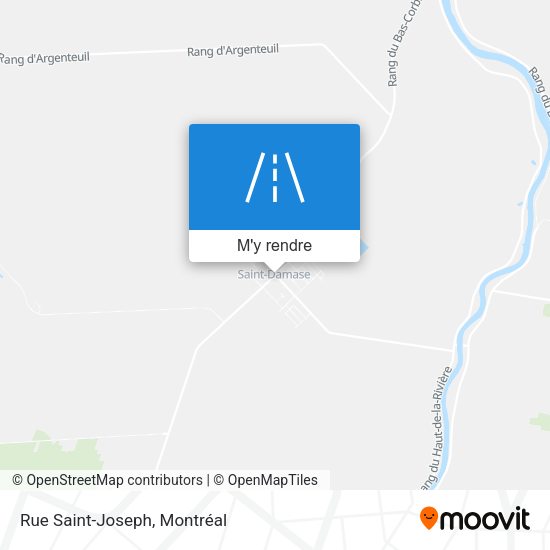 Rue Saint-Joseph plan