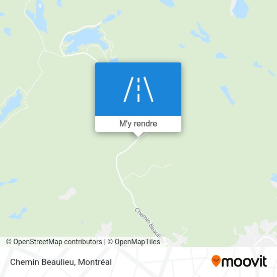 Chemin Beaulieu plan