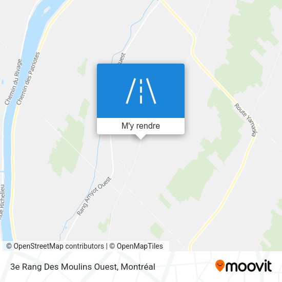 3e Rang Des Moulins Ouest plan