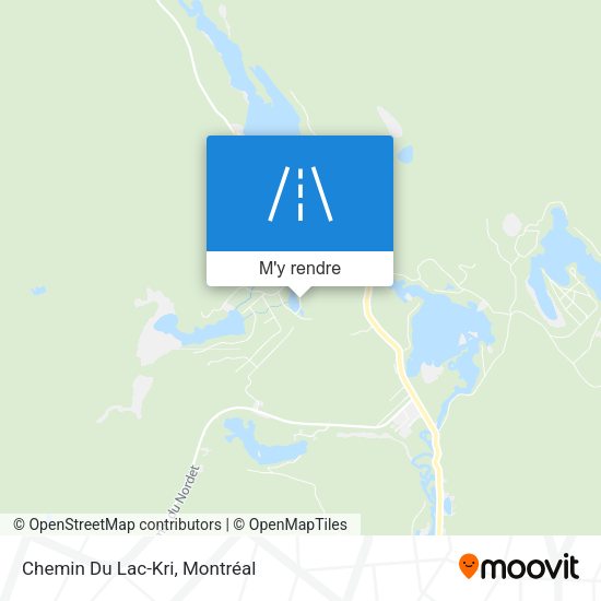 Chemin Du Lac-Kri plan