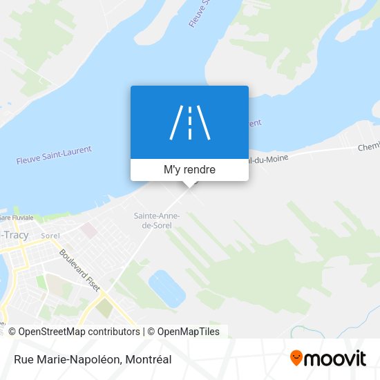 Rue Marie-Napoléon plan