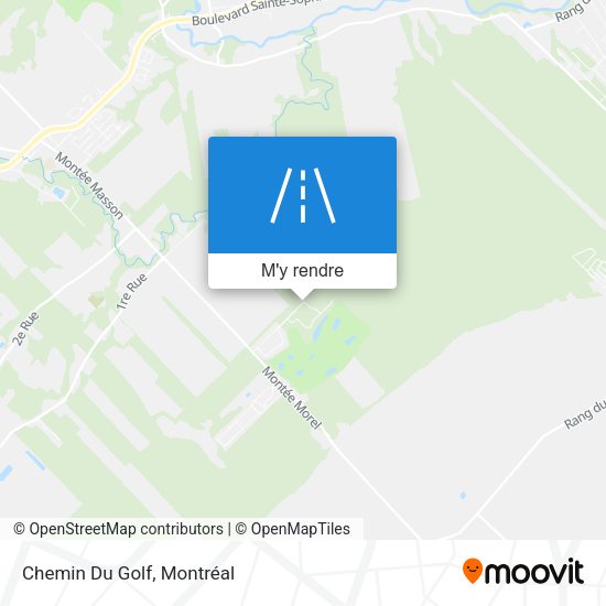 Chemin Du Golf plan