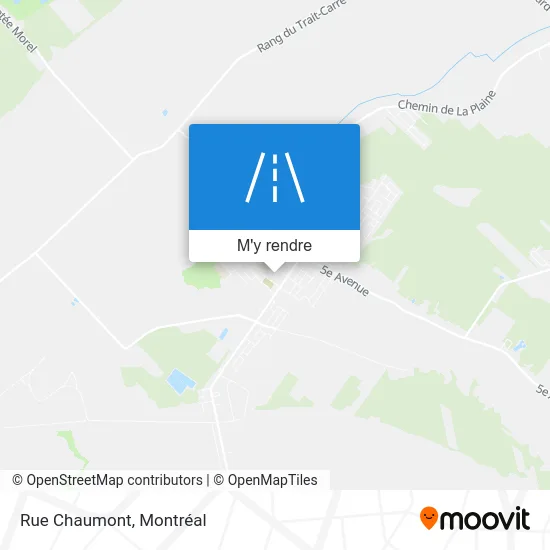 Rue Chaumont plan