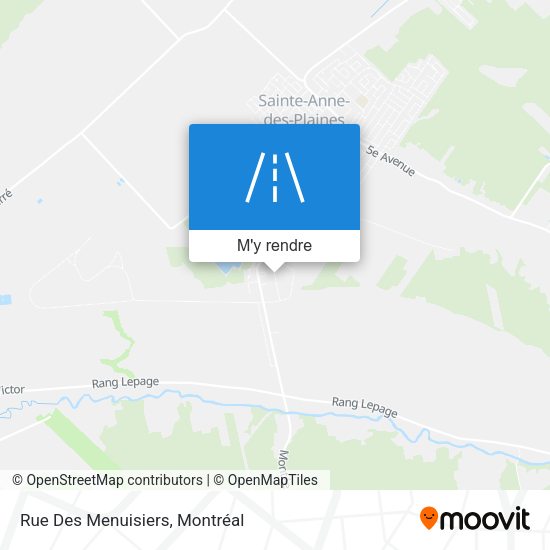 Rue Des Menuisiers plan