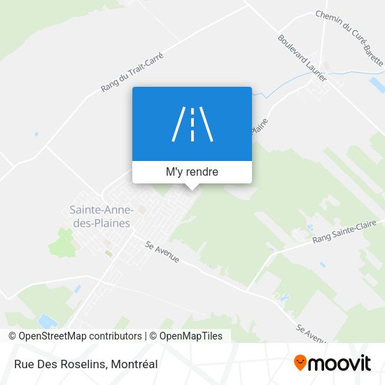 Rue Des Roselins plan
