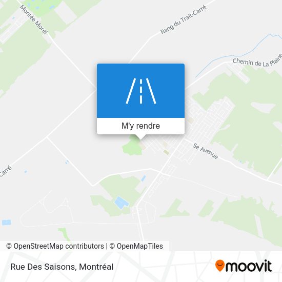 Rue Des Saisons plan
