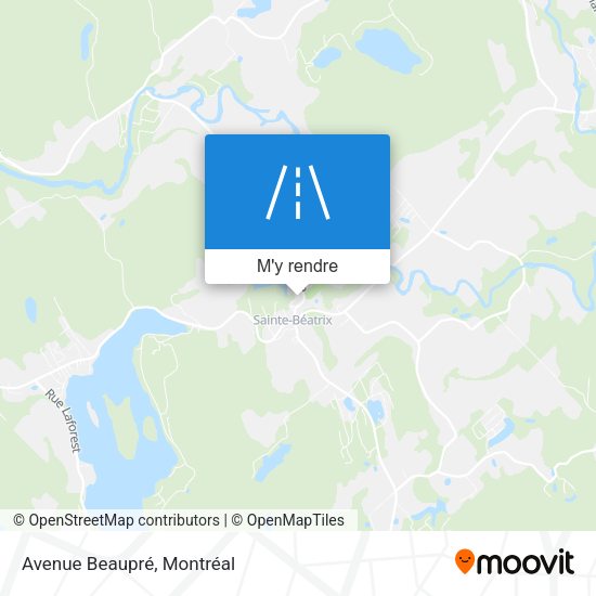 Avenue Beaupré plan
