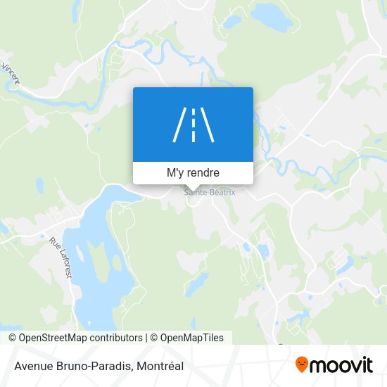 Avenue Bruno-Paradis plan