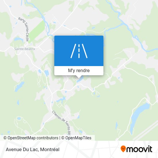 Avenue Du Lac plan