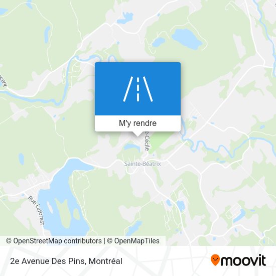 2e Avenue Des Pins plan