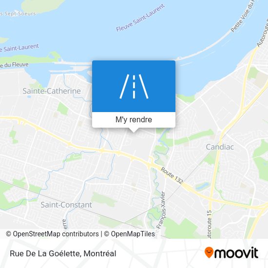 Rue De La Goélette plan