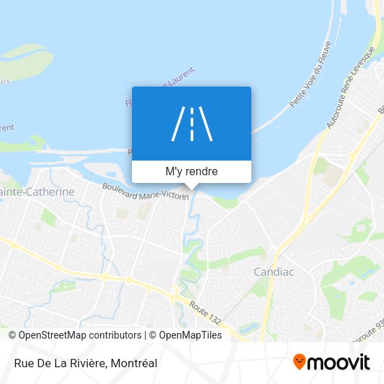Rue De La Rivière plan