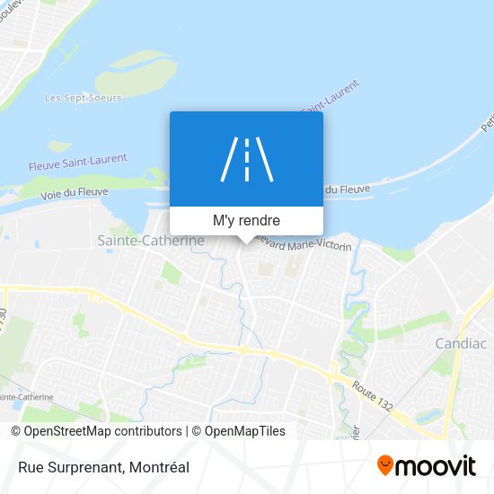 Rue Surprenant plan