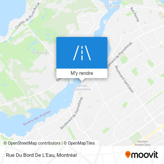 Rue Du Bord De L'Eau plan