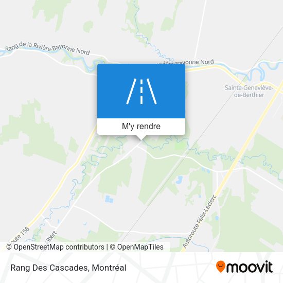 Rang Des Cascades plan