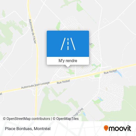 Place Borduas plan